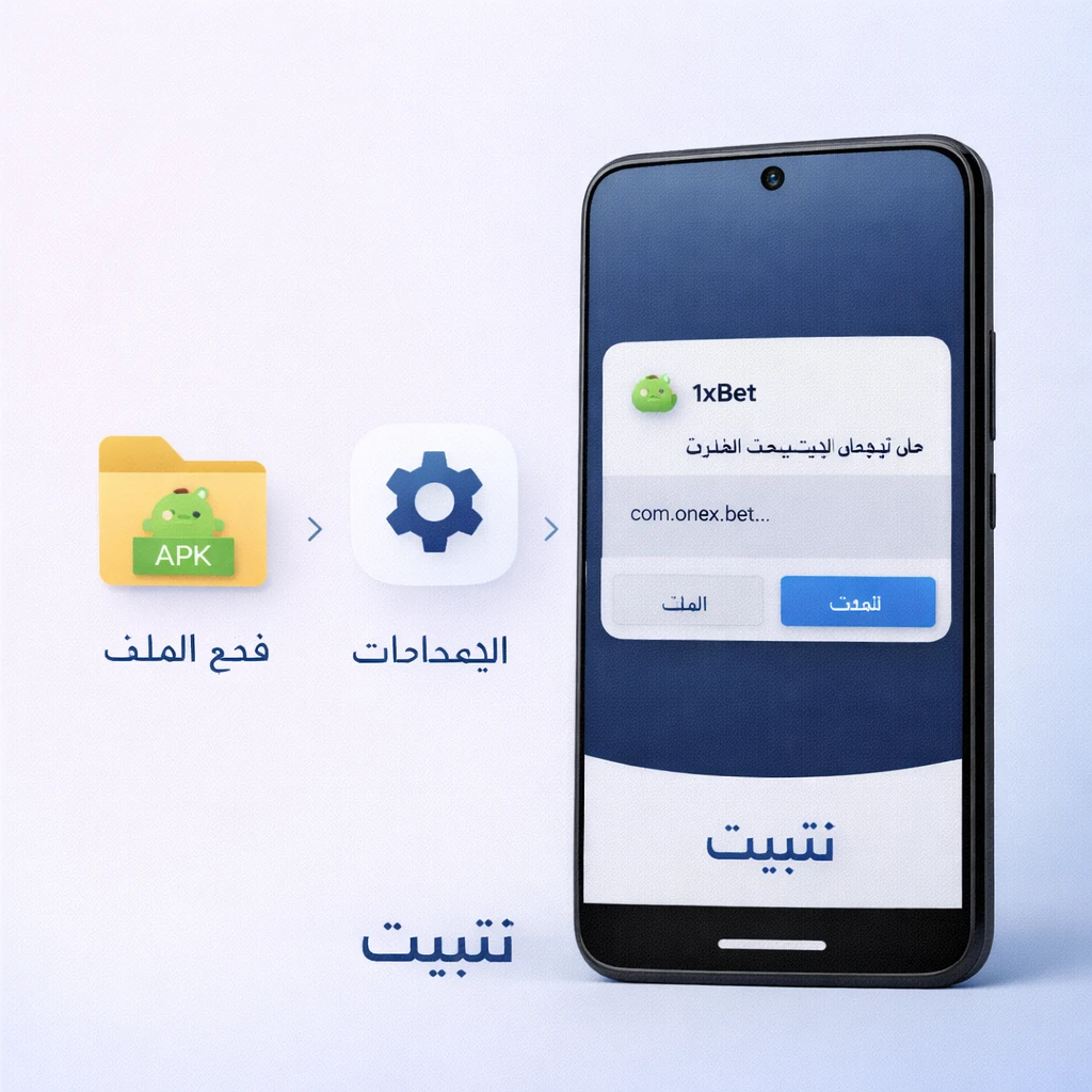 خطوات تثبيت تطبيق 1xBet APK على الأندرويد بشكل صحيح